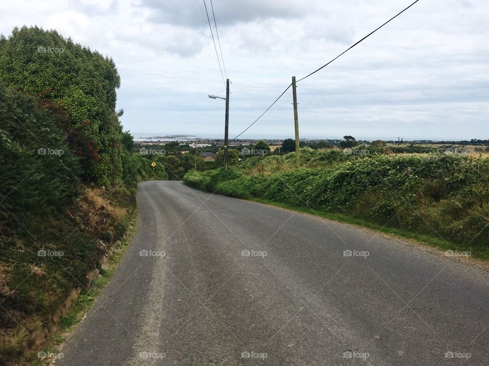 Road, Asphalt, Landscape, No Person, Guidance