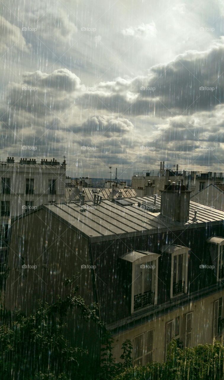 Roof View , Paris France
