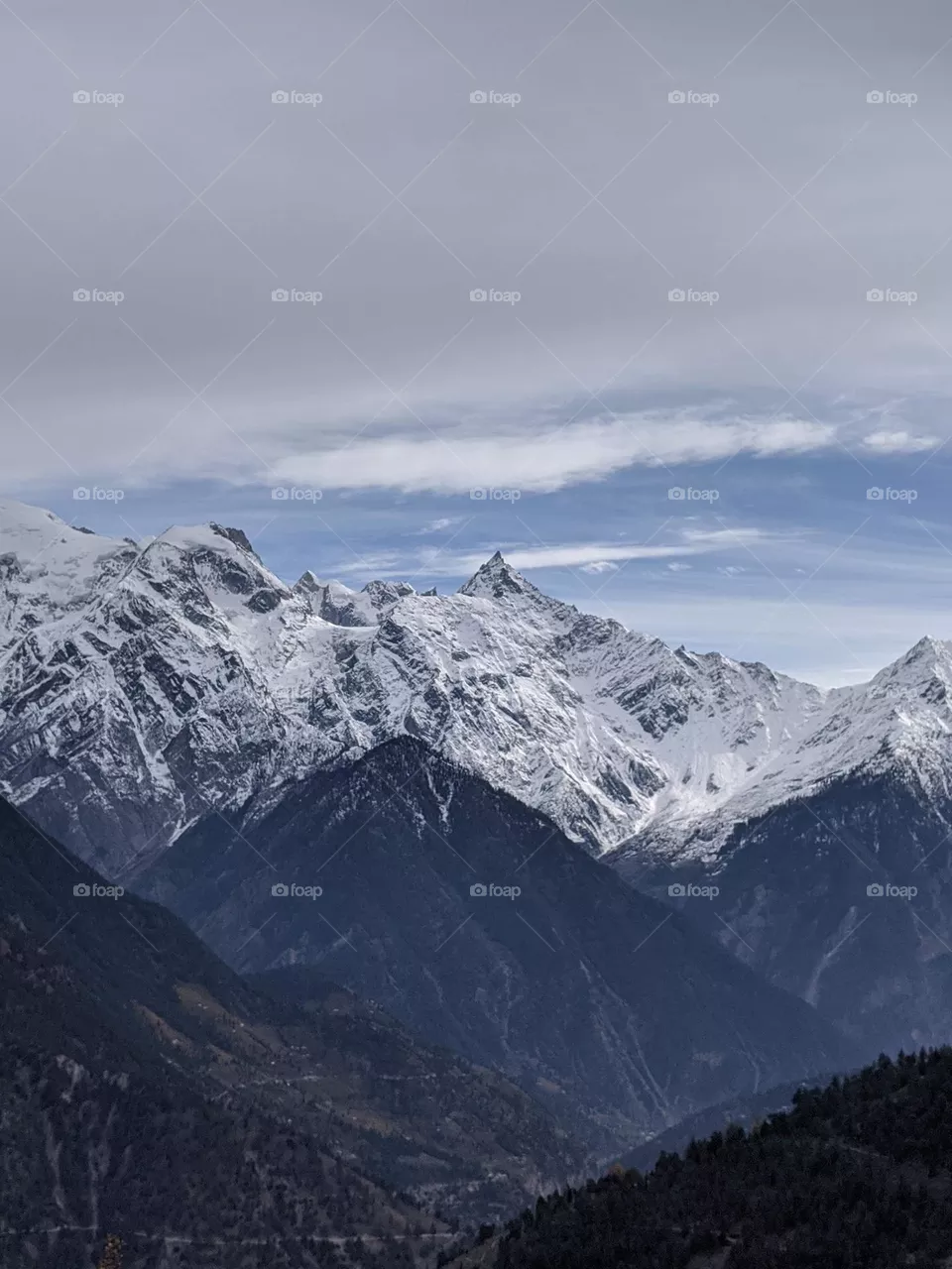 Himalayan mountain view