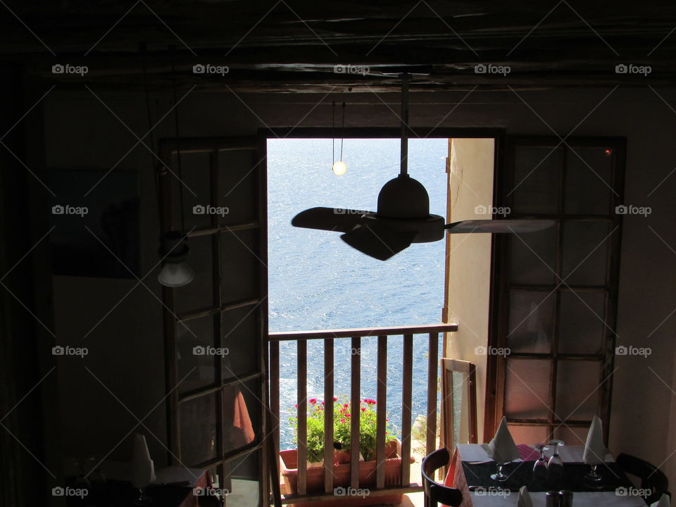 A window on the blu sea