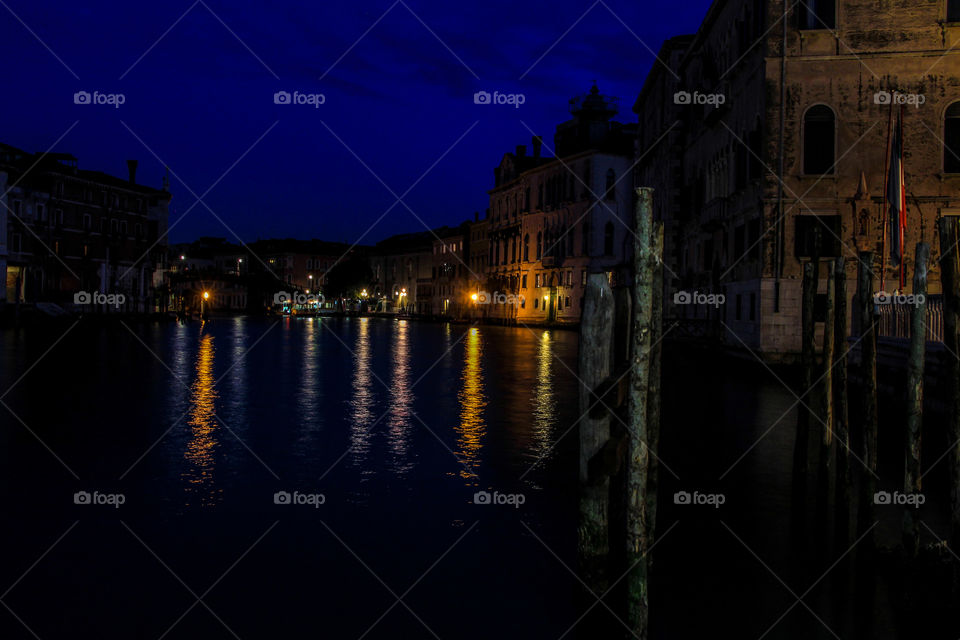 Venice at night