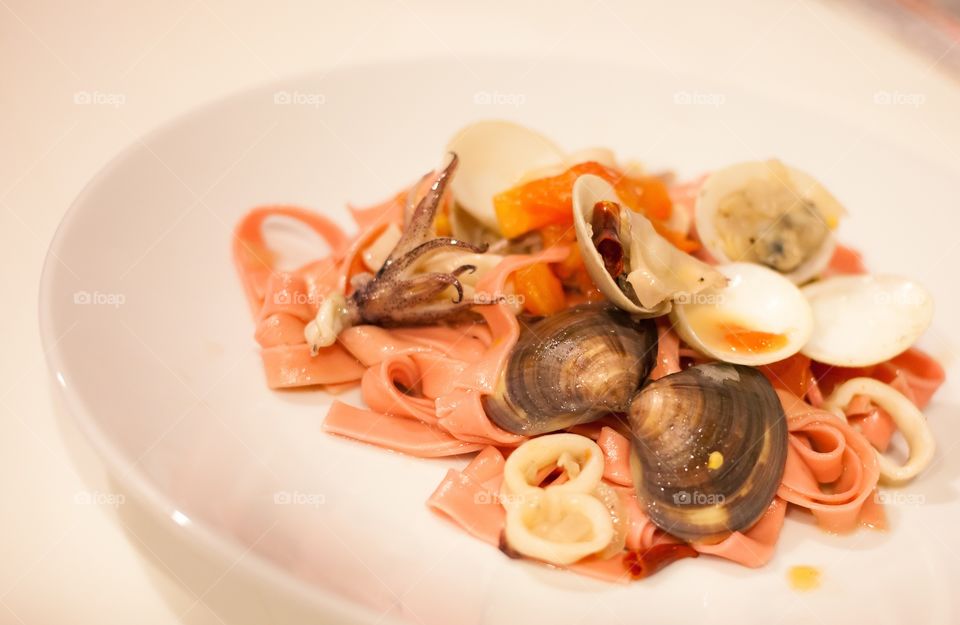 Close-up of food in plate