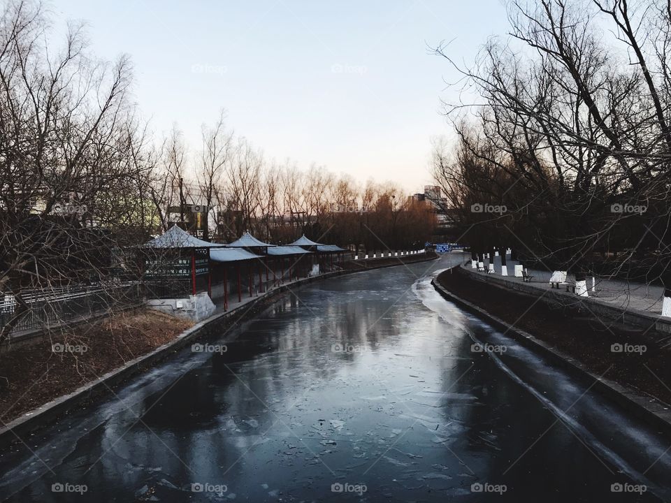 Winter river 