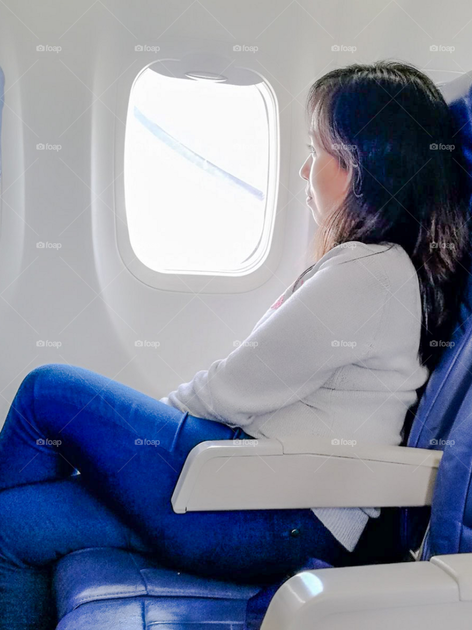 Looking out the window