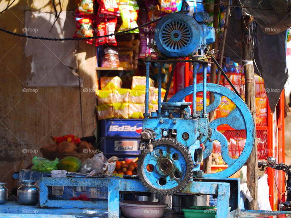 At the market 