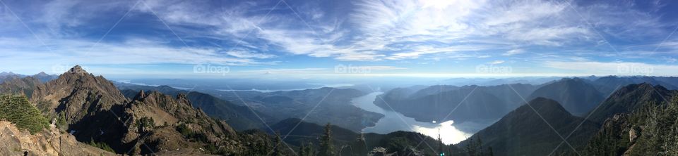 Mountain highs: views from hiking on the Olympic Peninsula on a sunny day!