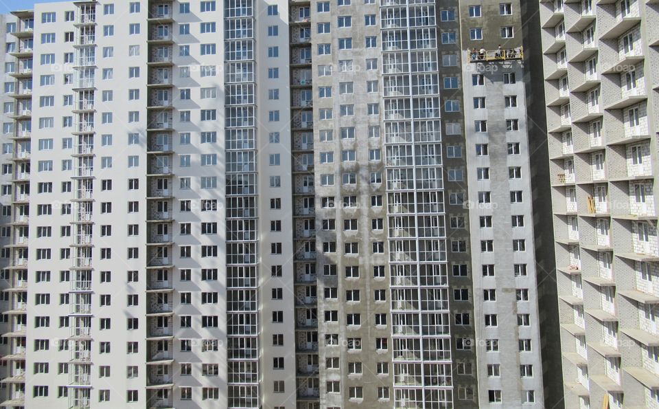 construction of a high house, anthill