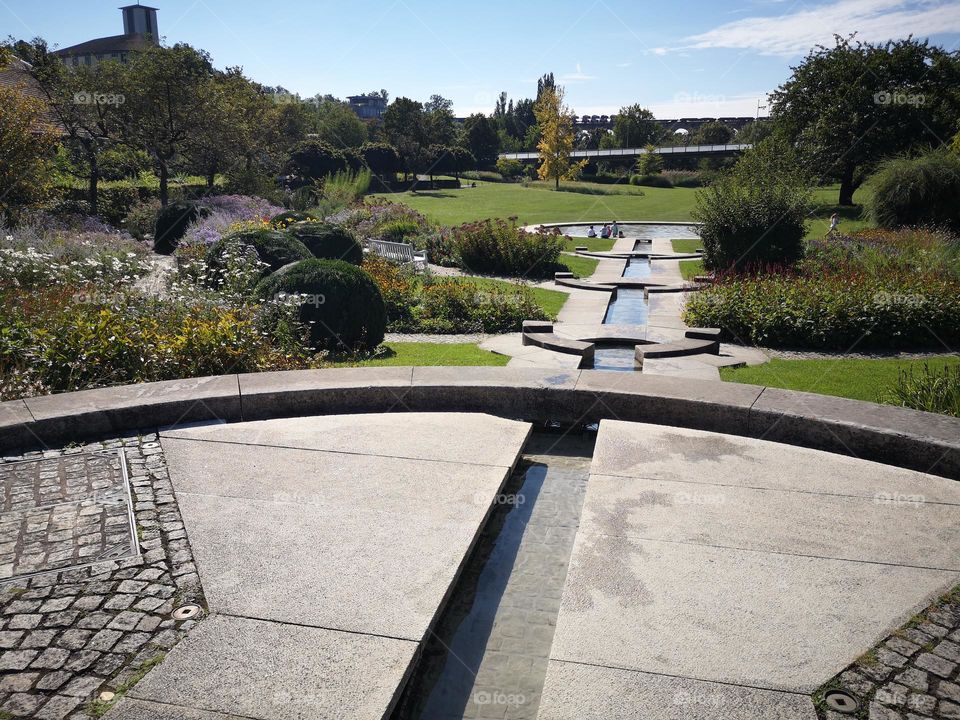 Fountain in the park