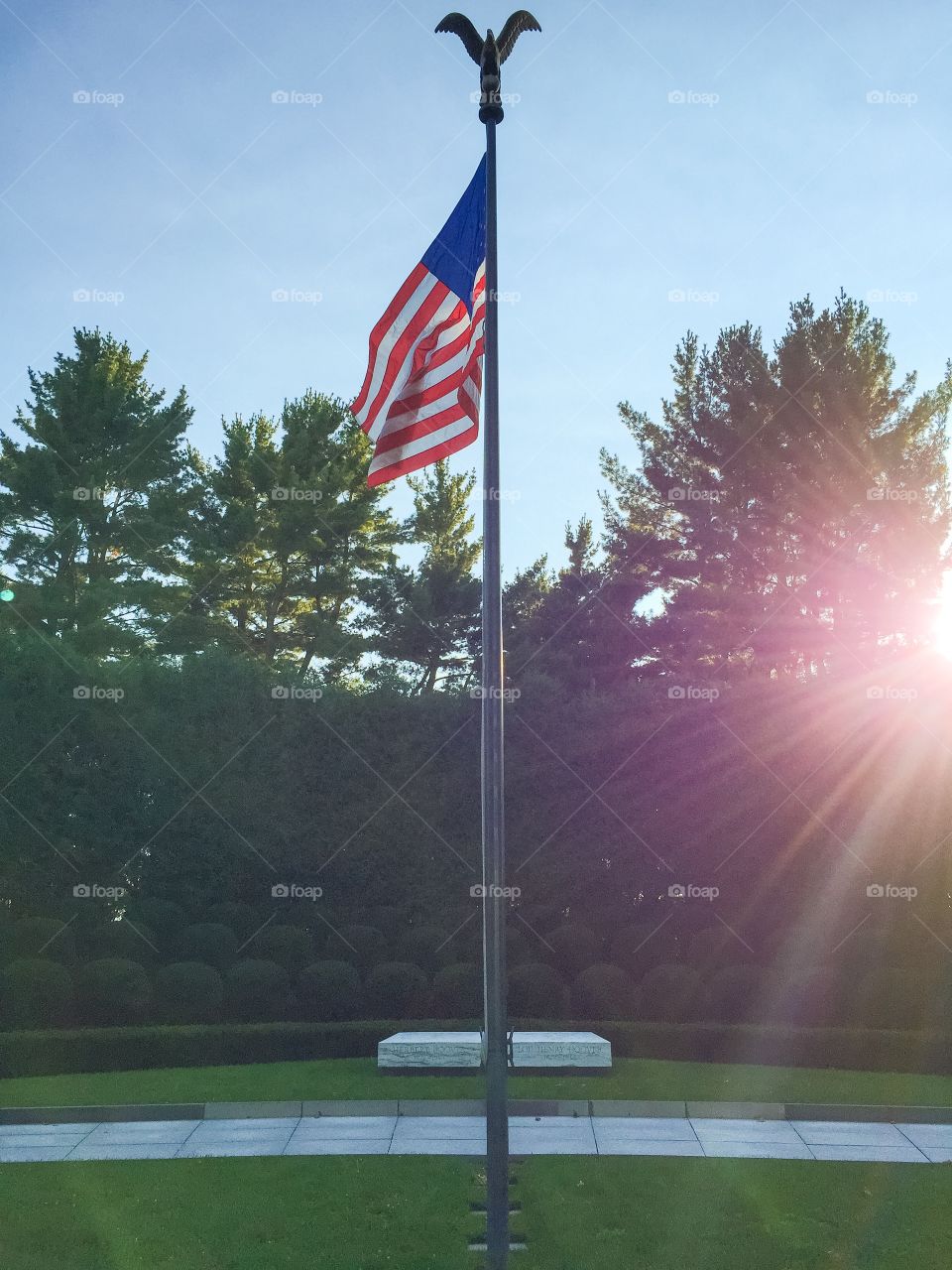 Gravesite of Herbert Hoover and Lou Henry Hoover