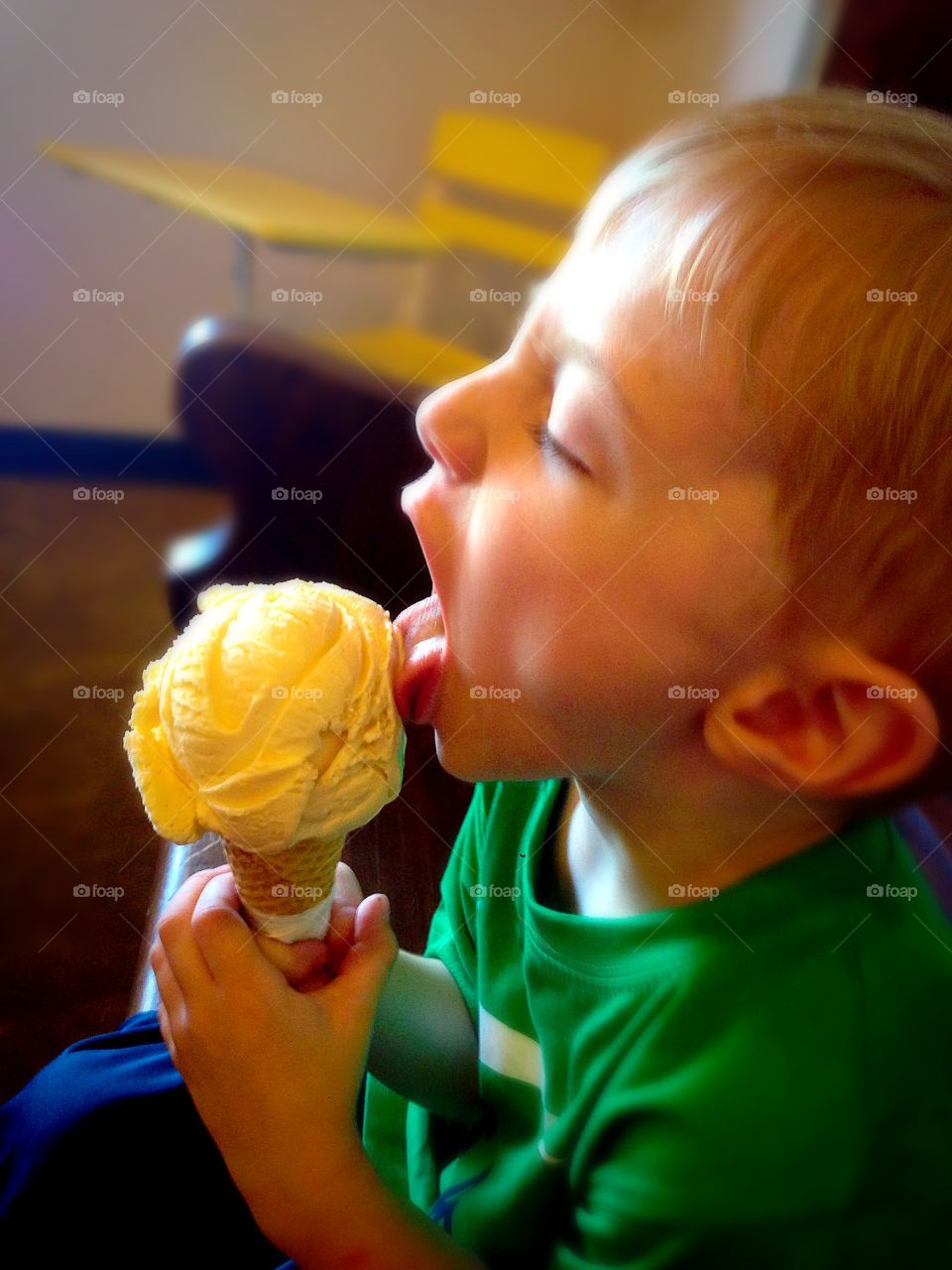 Ice cream toddler