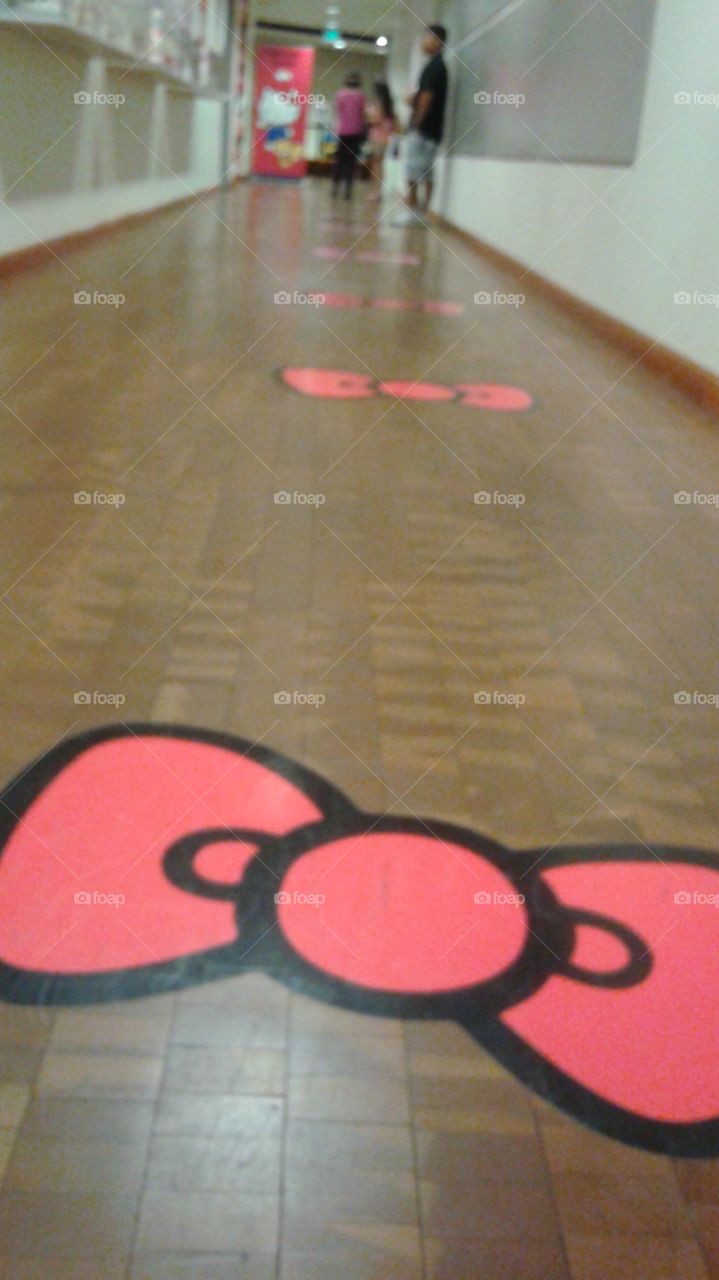Hello Kitty Path. Taken at the LA Japanese Museum,  Hello Kitty exhibit. 