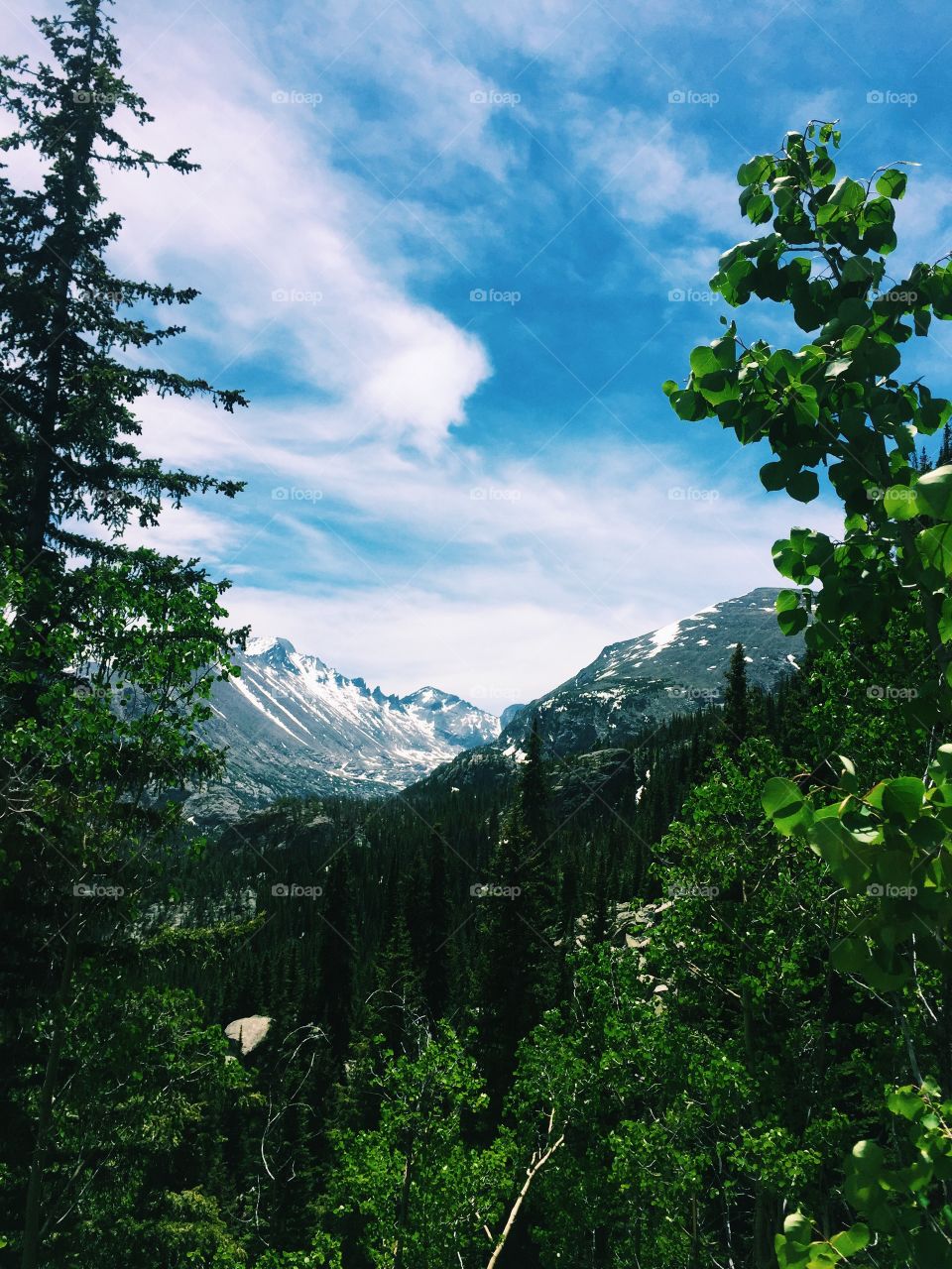 View of national park, colorada