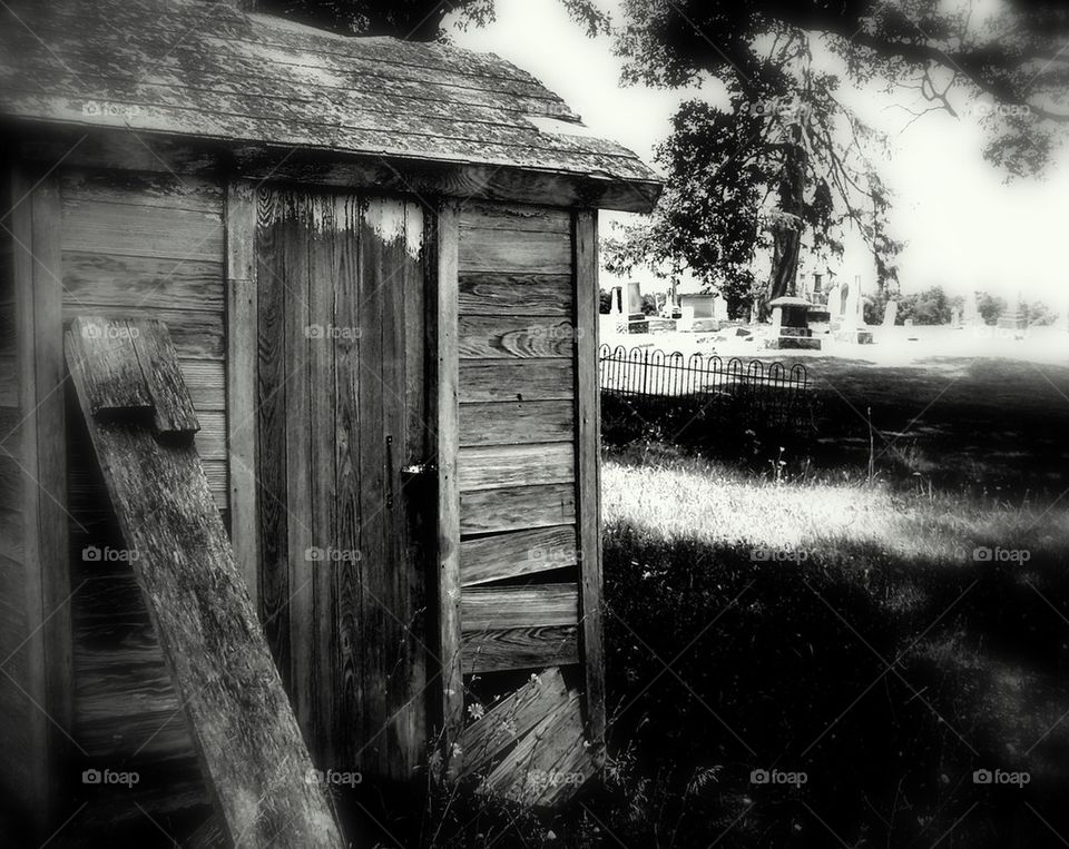 cemetery shed