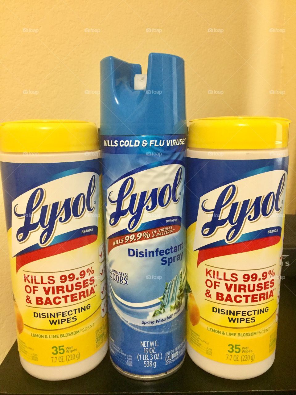 Clean, disinfect and refresh.  What better way than Lysol?  Trusted products to keep the germs away!