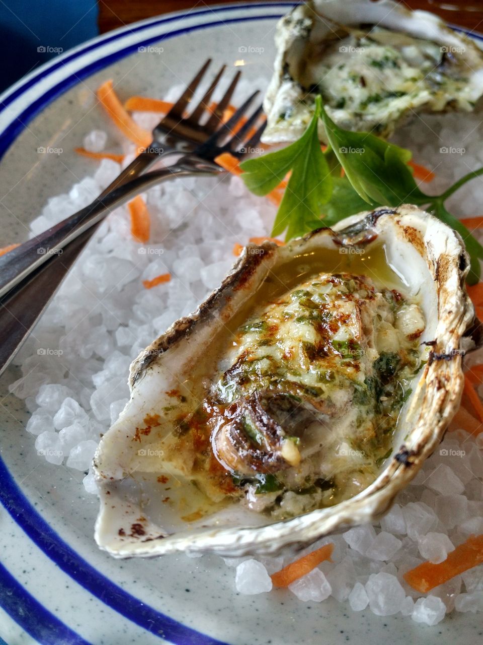 Restaurant Oysters. California