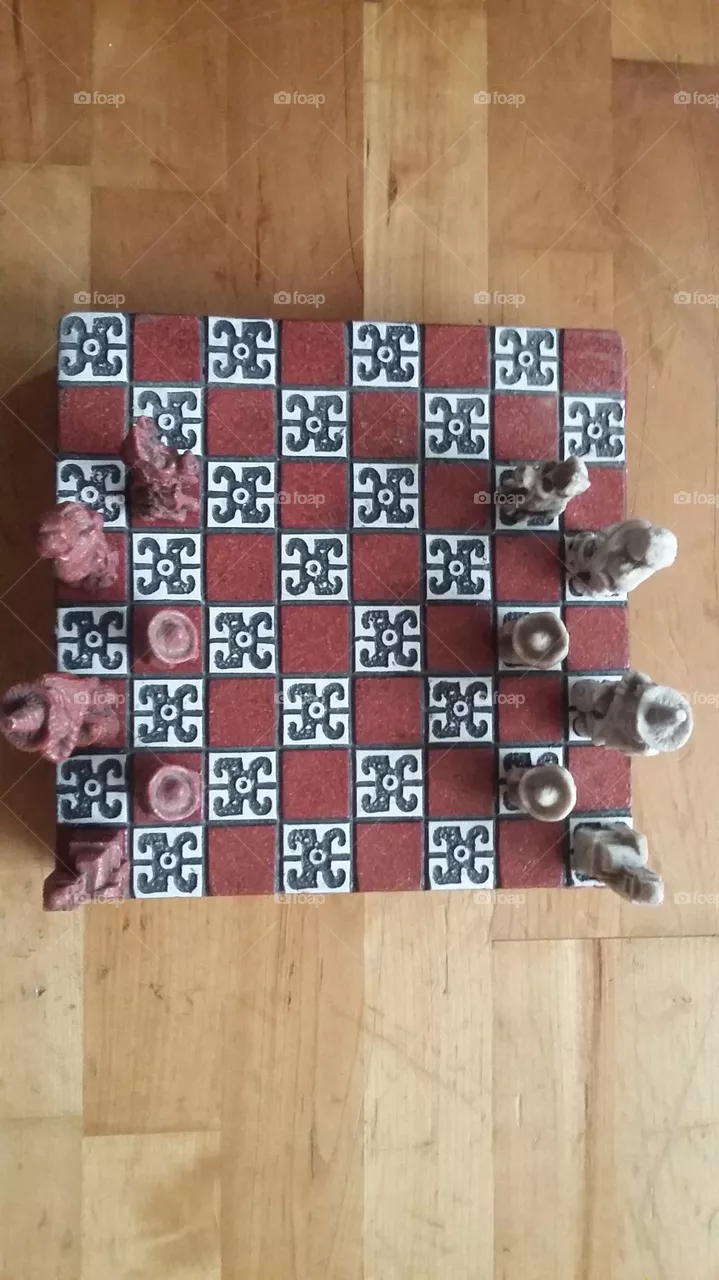hand made game chess board