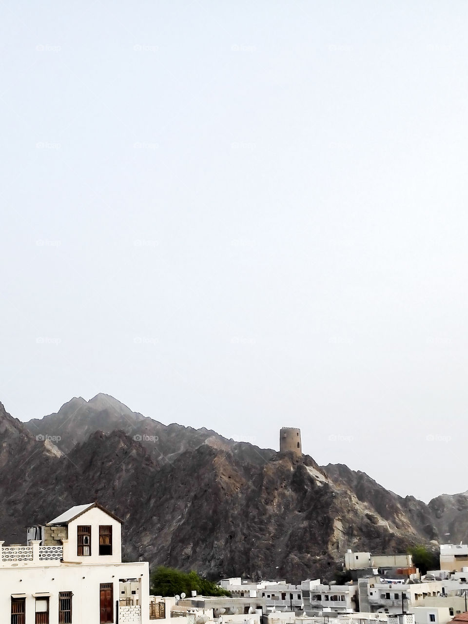An old watch tower above the castle