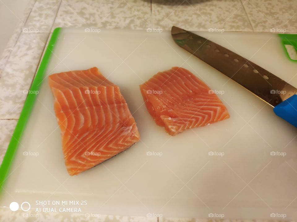 Sliced Salmon