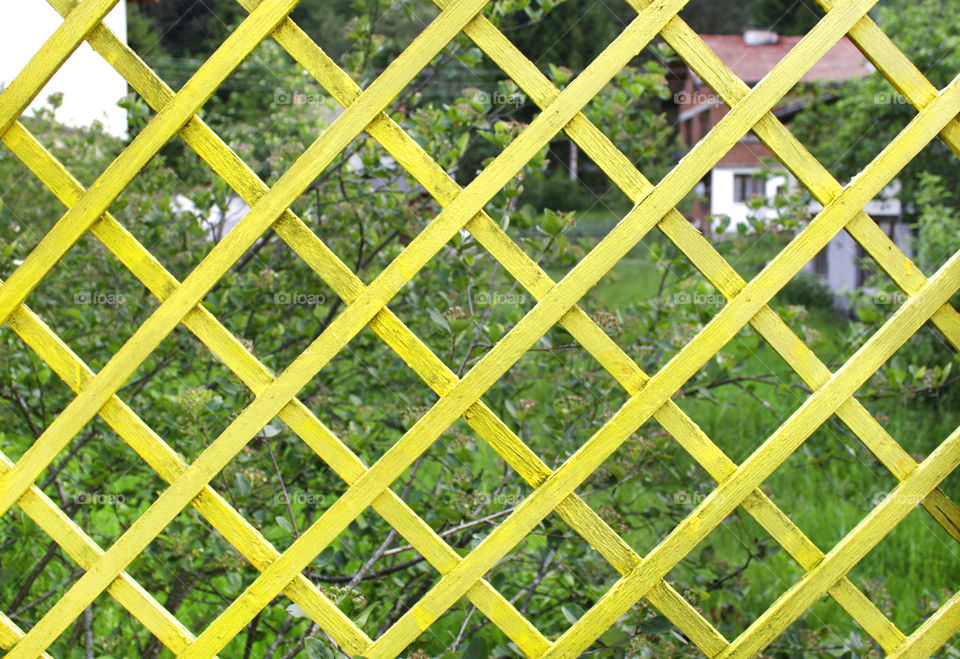 The yellow fence