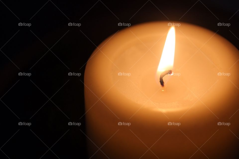 Close-up of candle