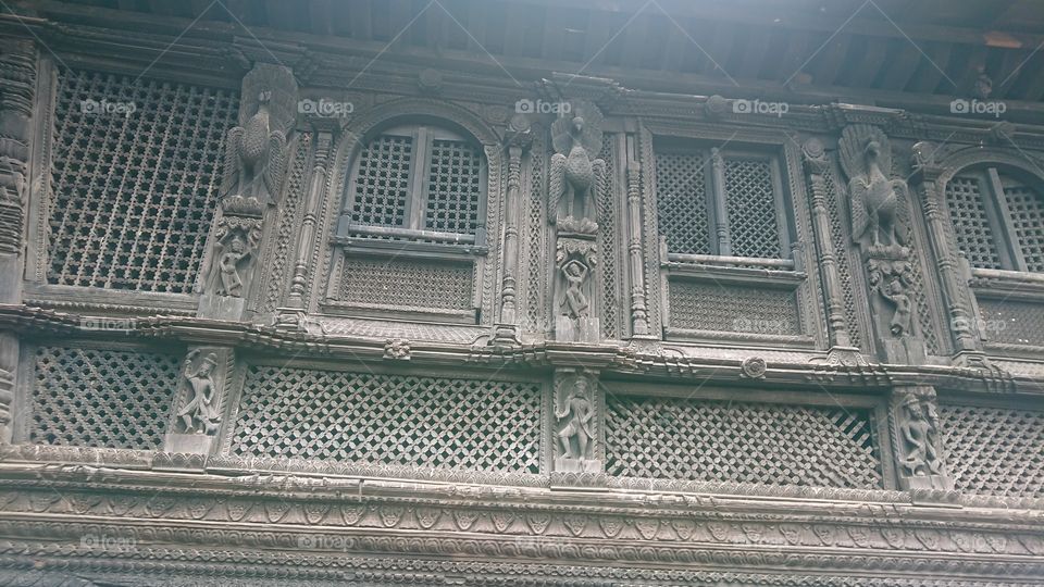 Old window structure