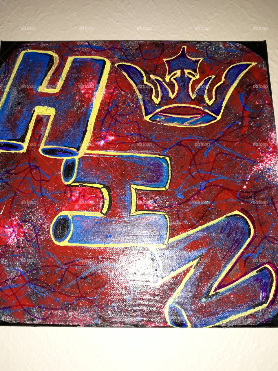 Red and Blue Pop Color "Hiz"