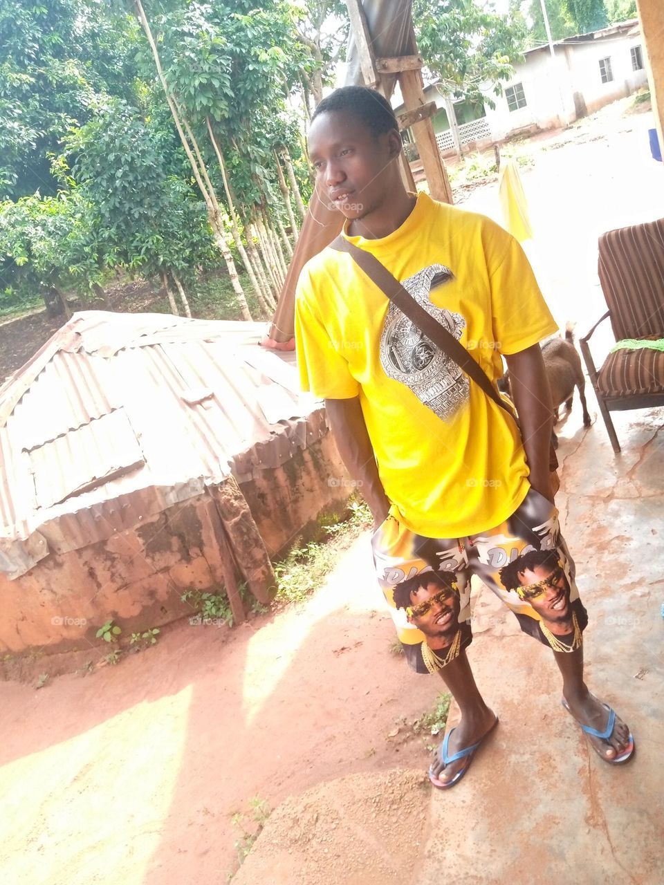 in a happy mood all thanks to God