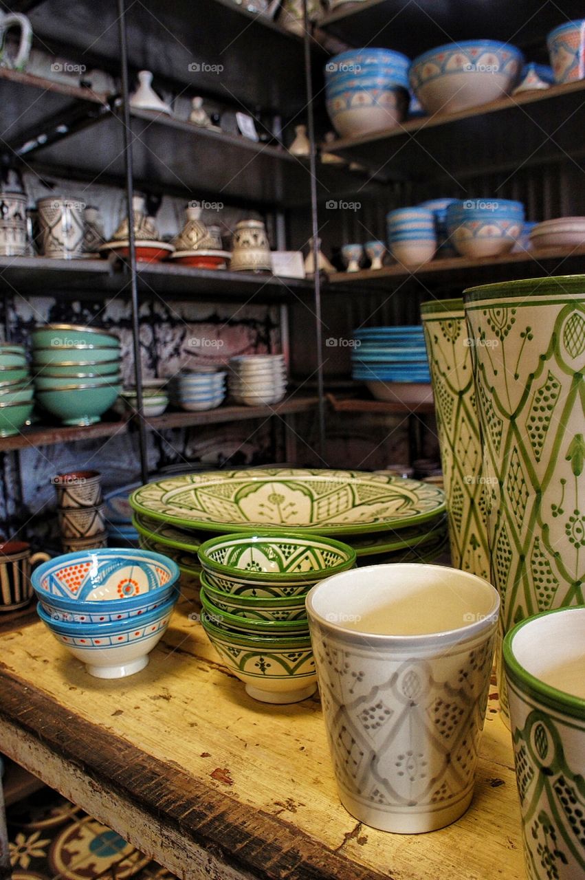 Maroccan pottery