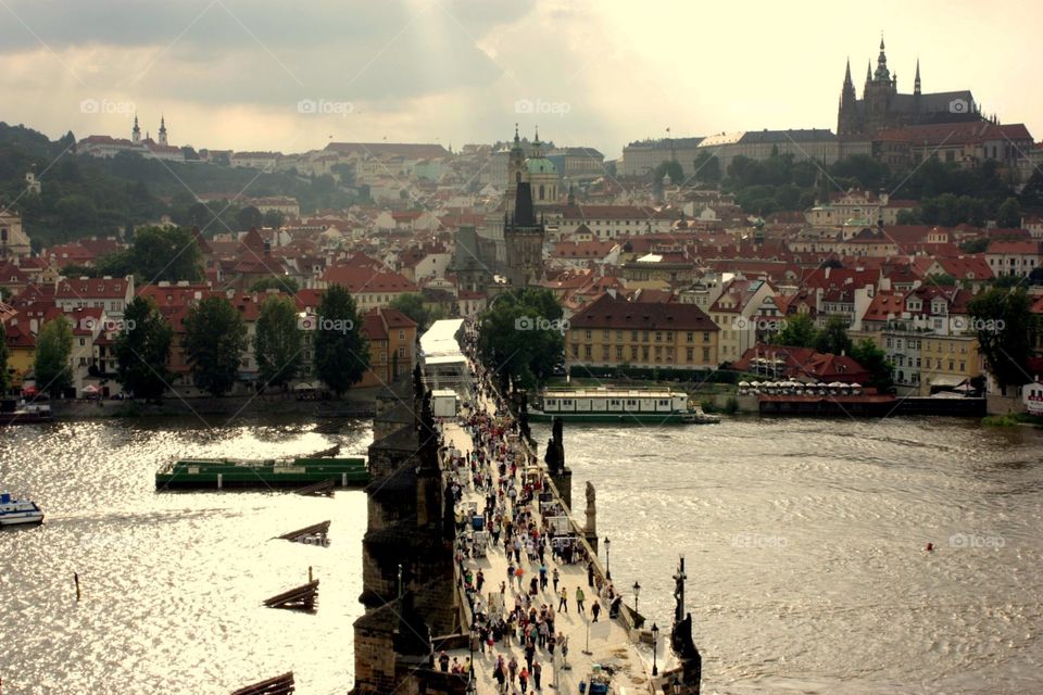 Karl's bridge from above