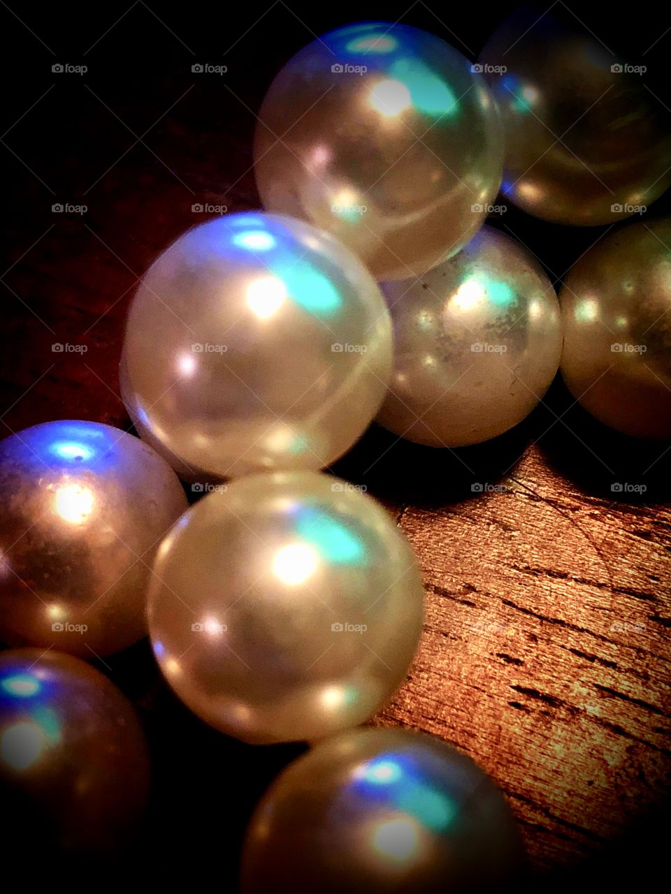 Closeup pearls 