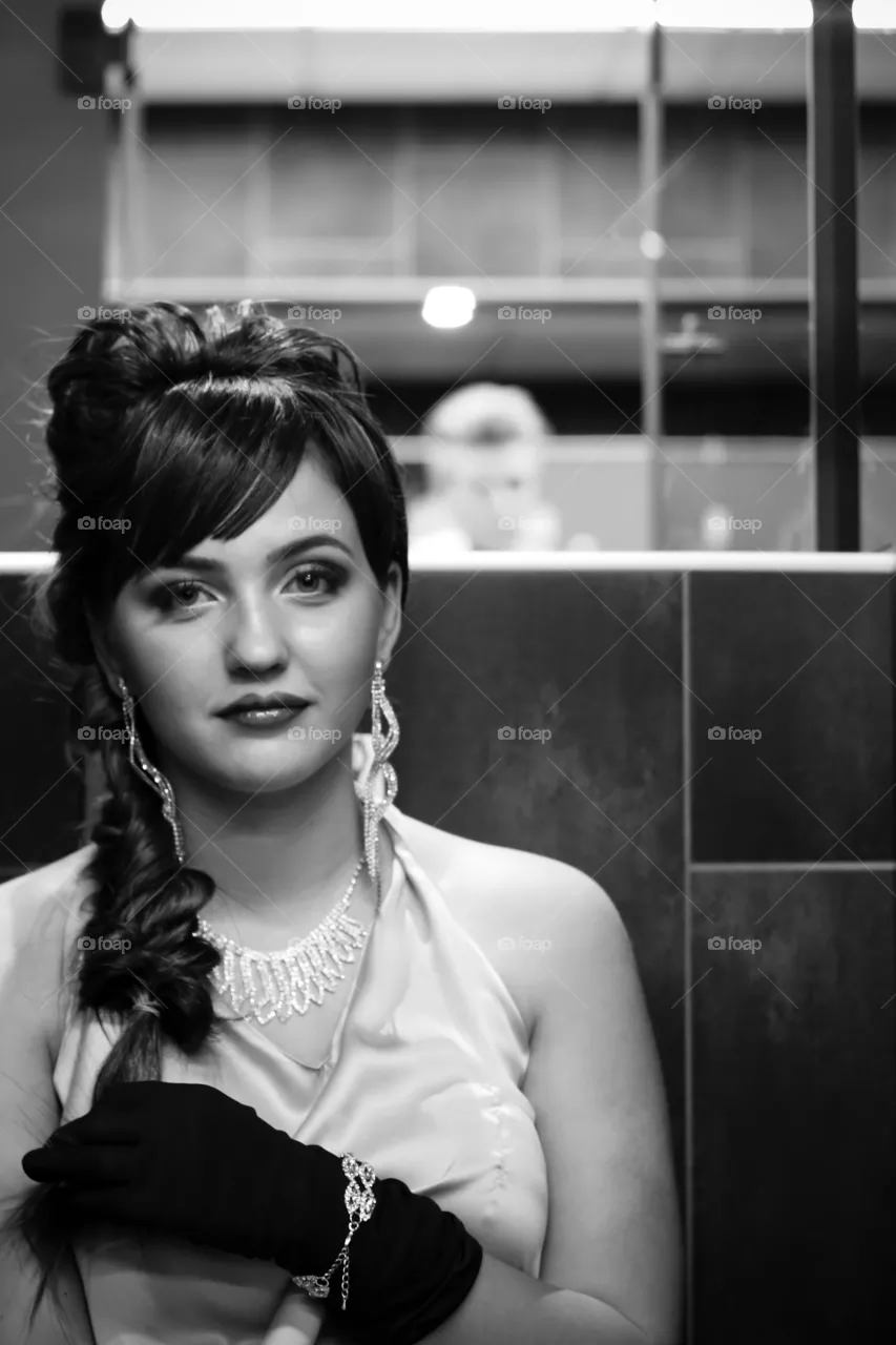Retro girl