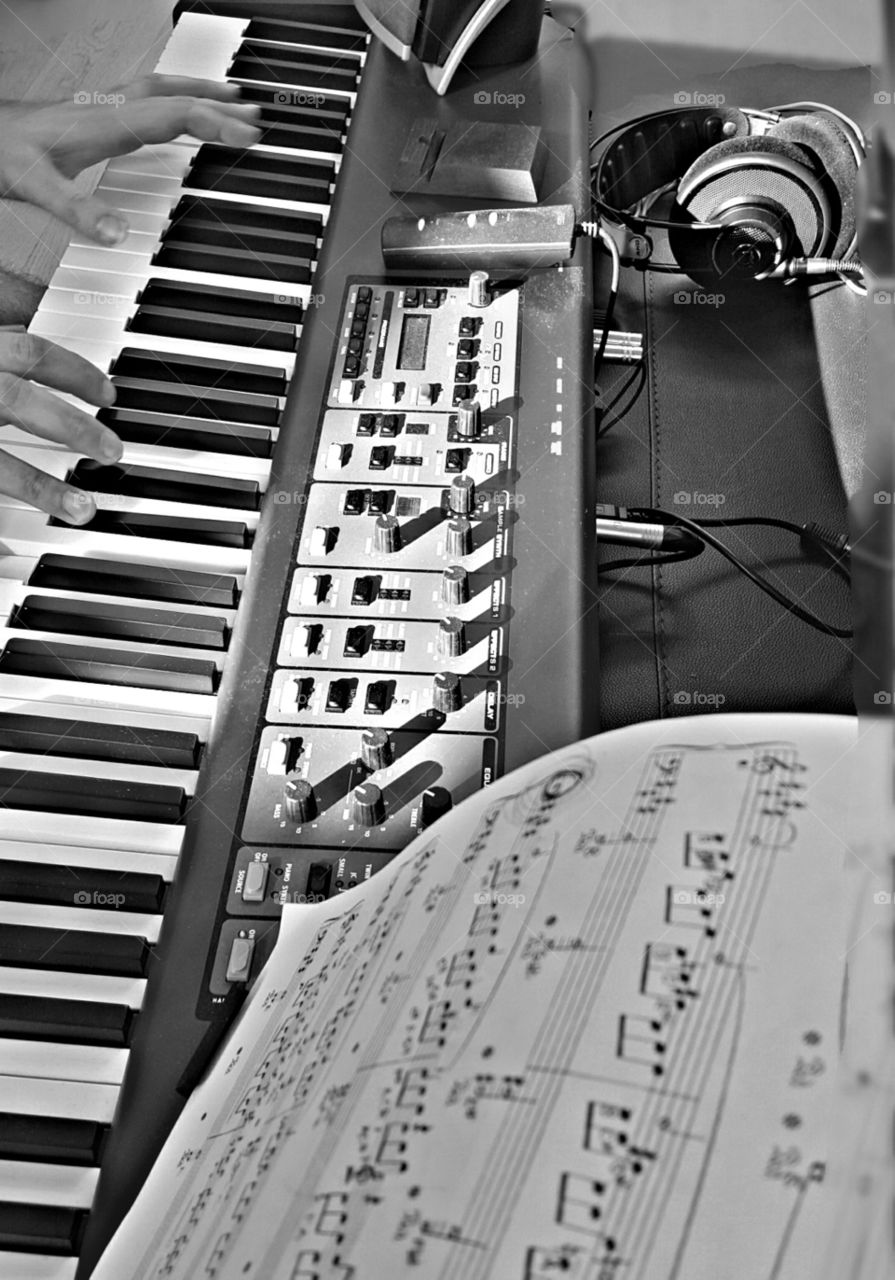 Piano, Instrument, Music, Jazz, Synthesizer