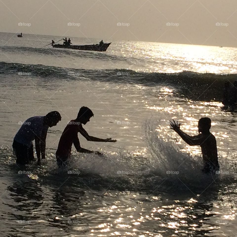 beach play