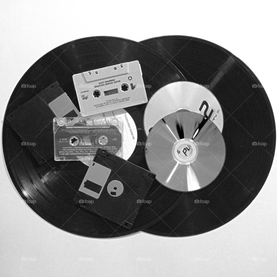 My old cassettes and vinyls