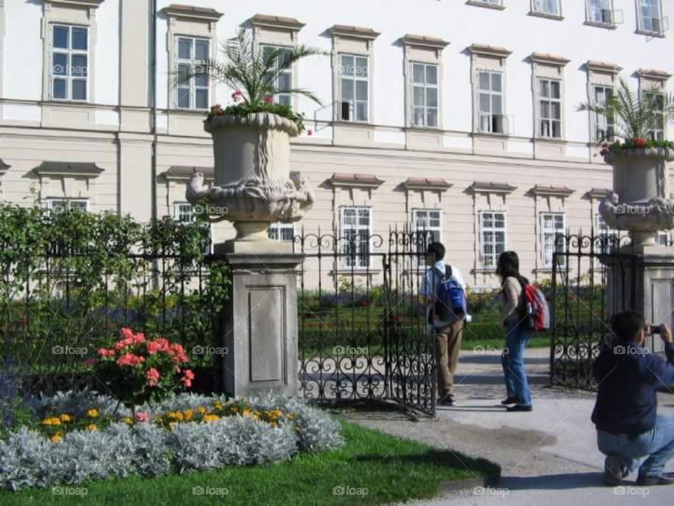 Palace where the Sound of Music was shot Salzburg Austria