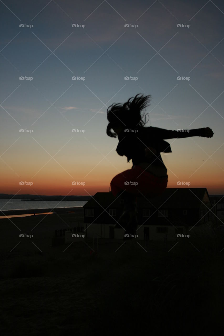 Sunset, Backlit, Silhouette, Dusk, Evening