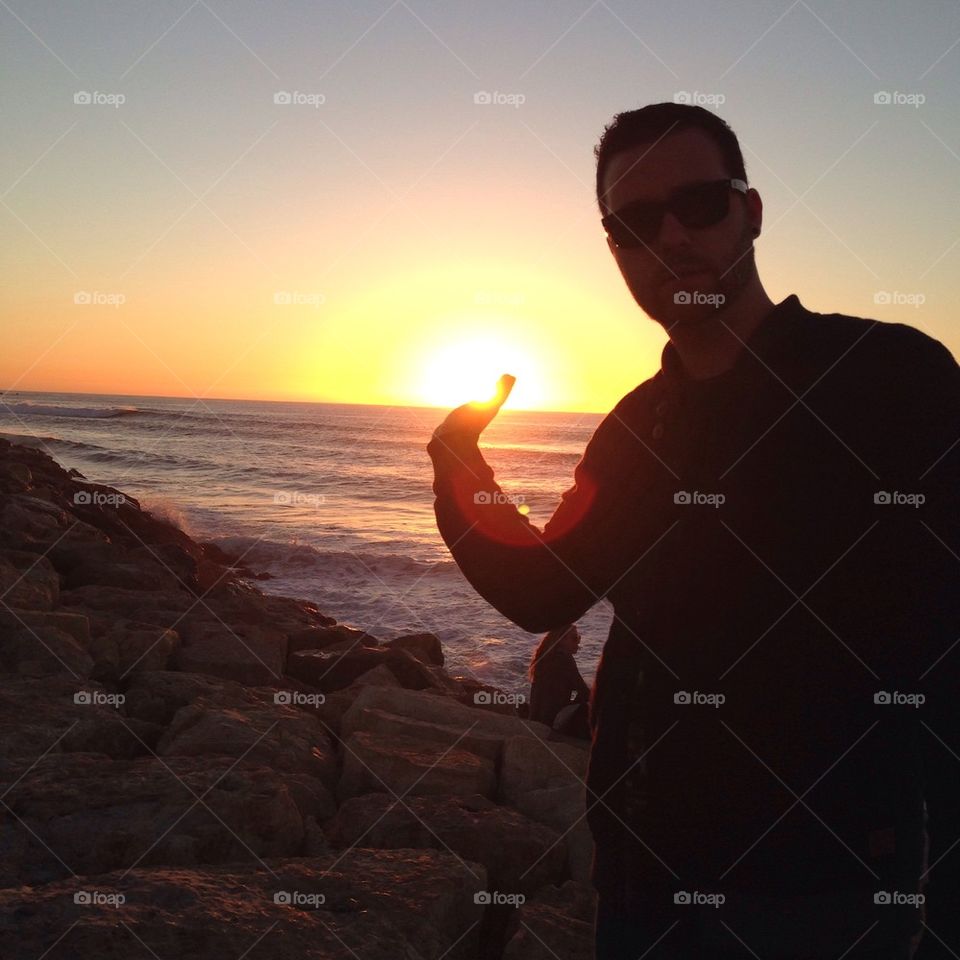 Trying to catch the sun