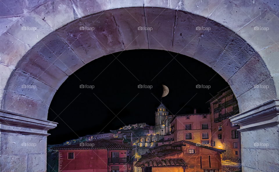 The village and the moon