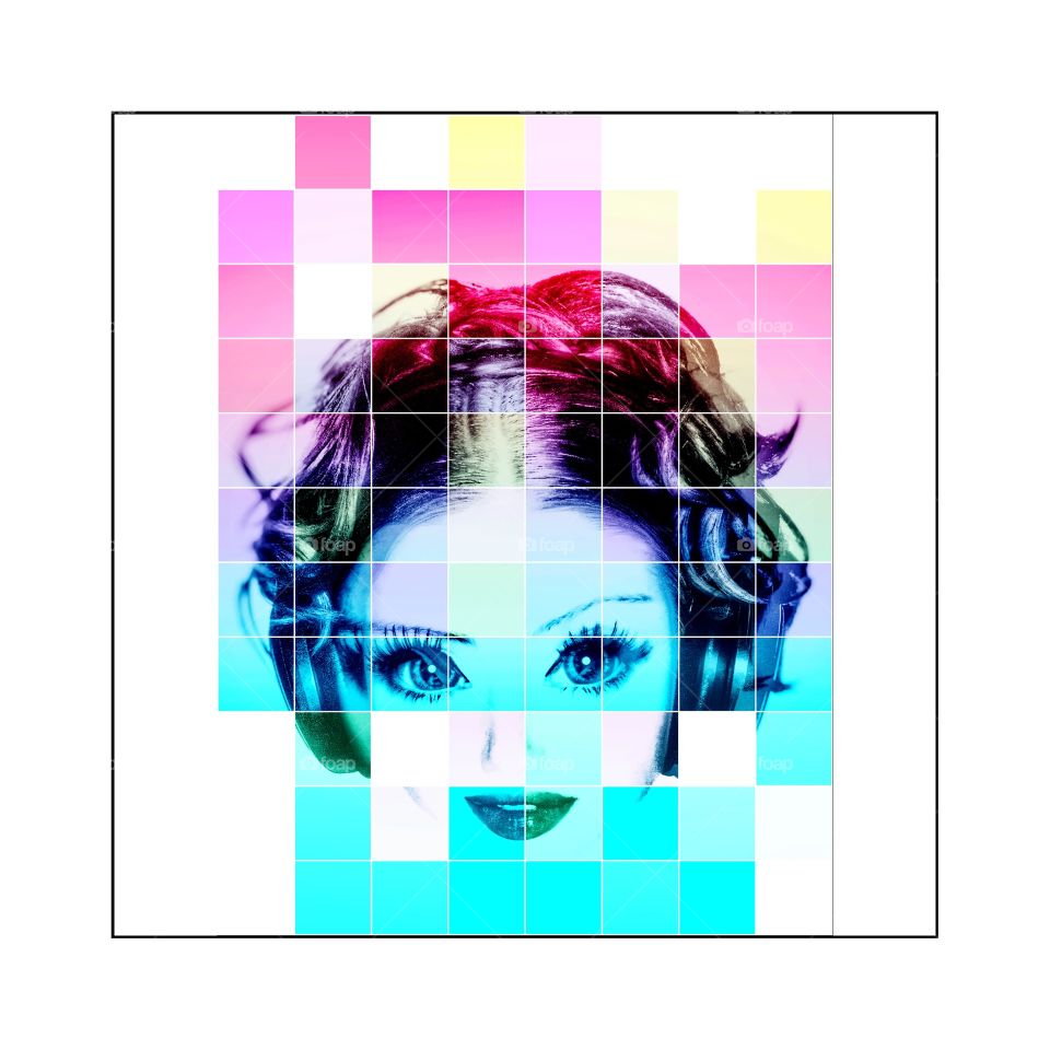 Wall art squares edit