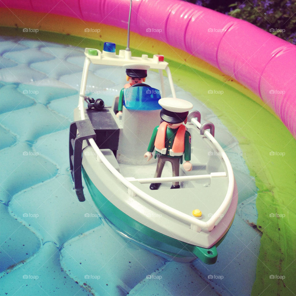 water pool boat childhood by hellyeah