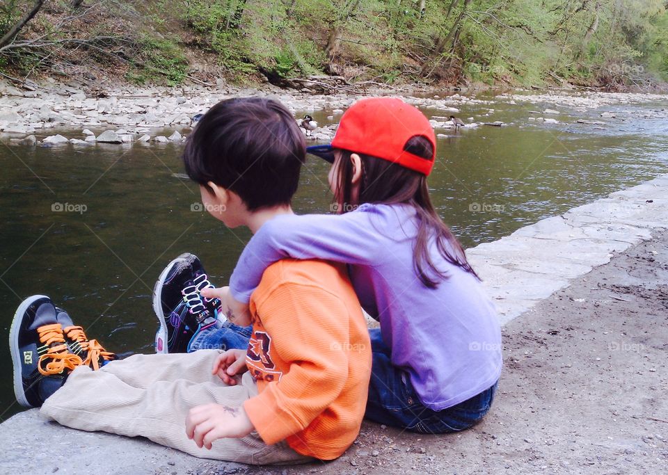 Child, Water, People, River, Travel