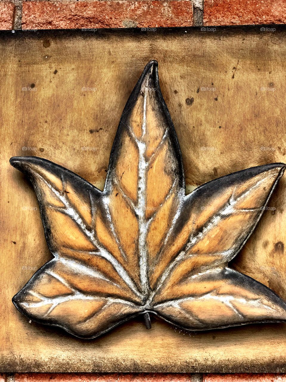 Maple leaf metal
