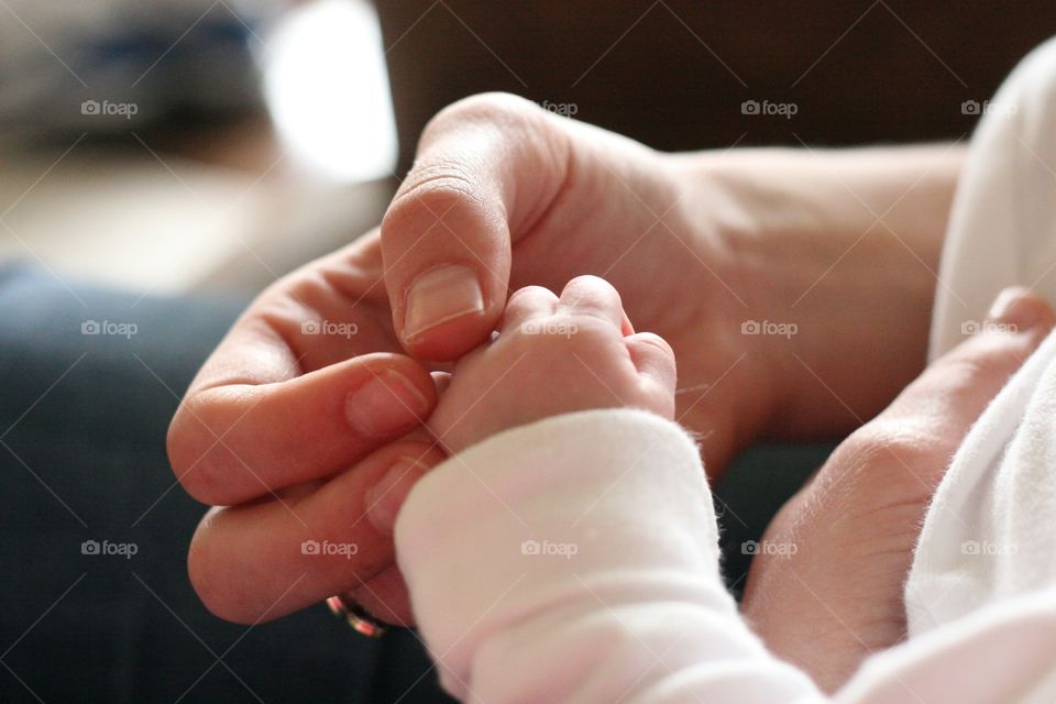 Infant Hand in hand
