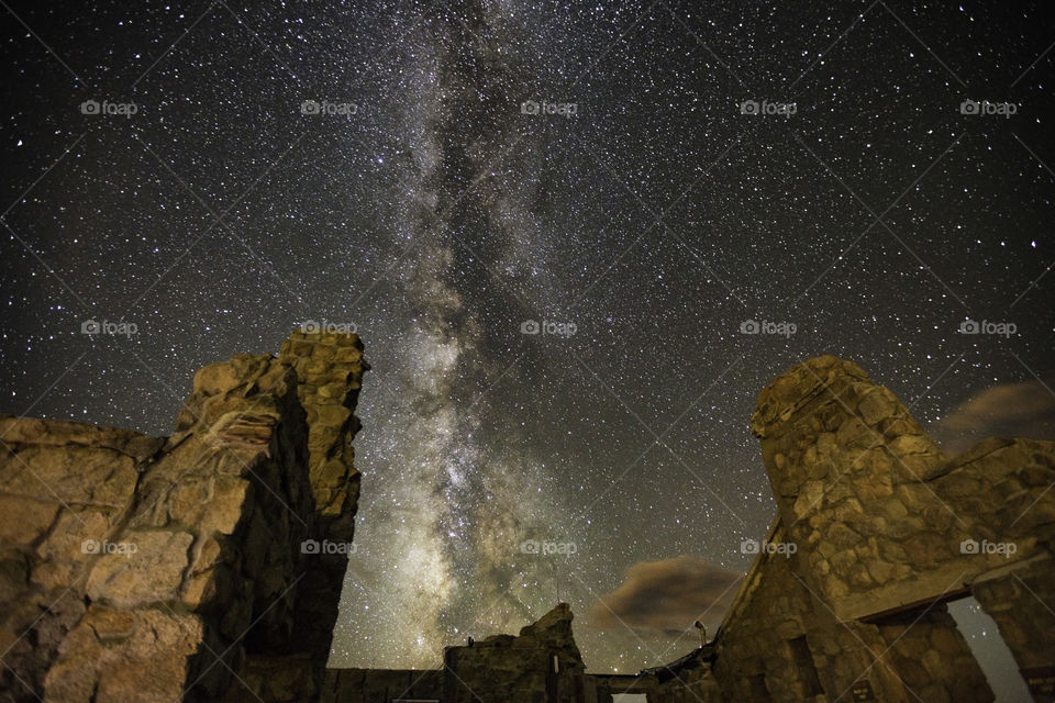 Low angle view of milkyway