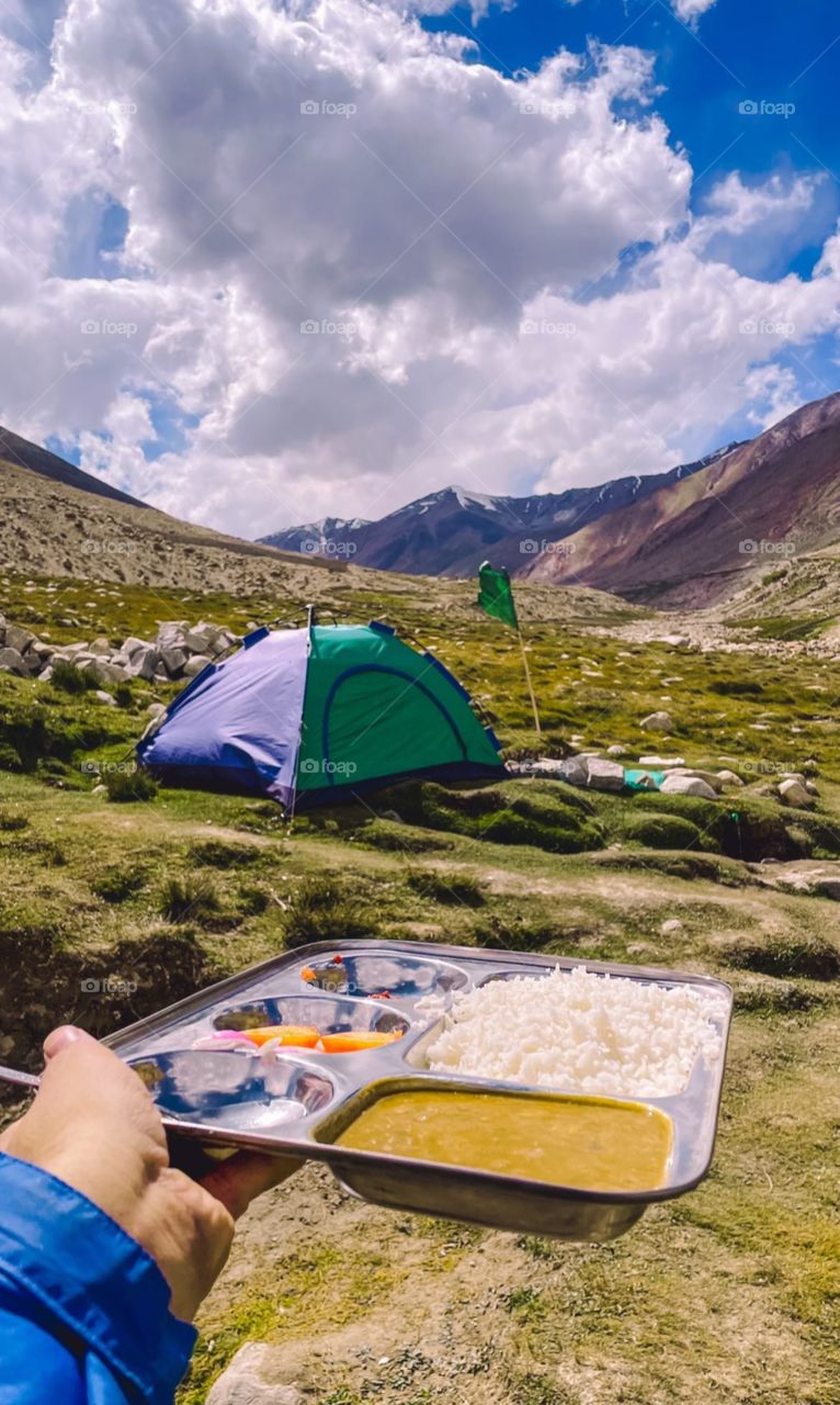 When you got your home cooking meal experience in your trekking journey.