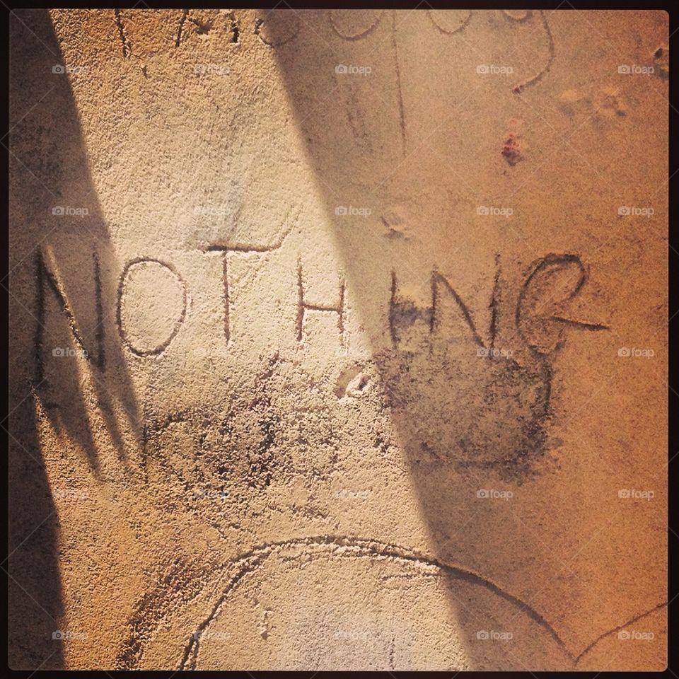 Nothing graffiti