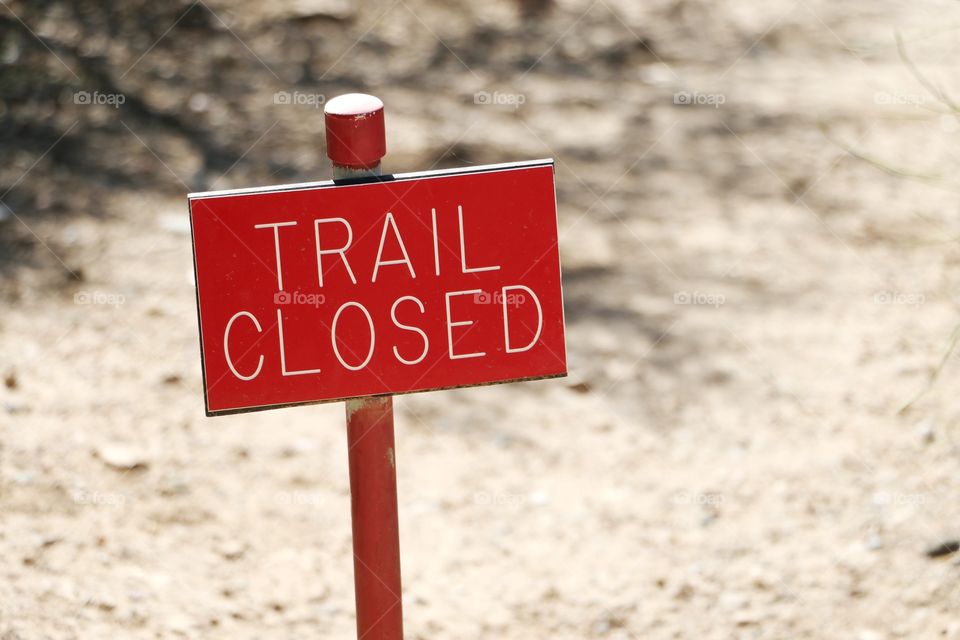 Trail Closed