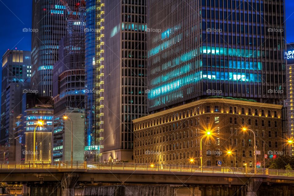 Osaka night view