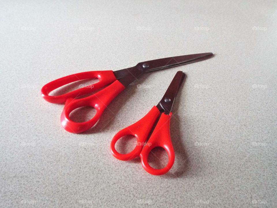Red scissors 