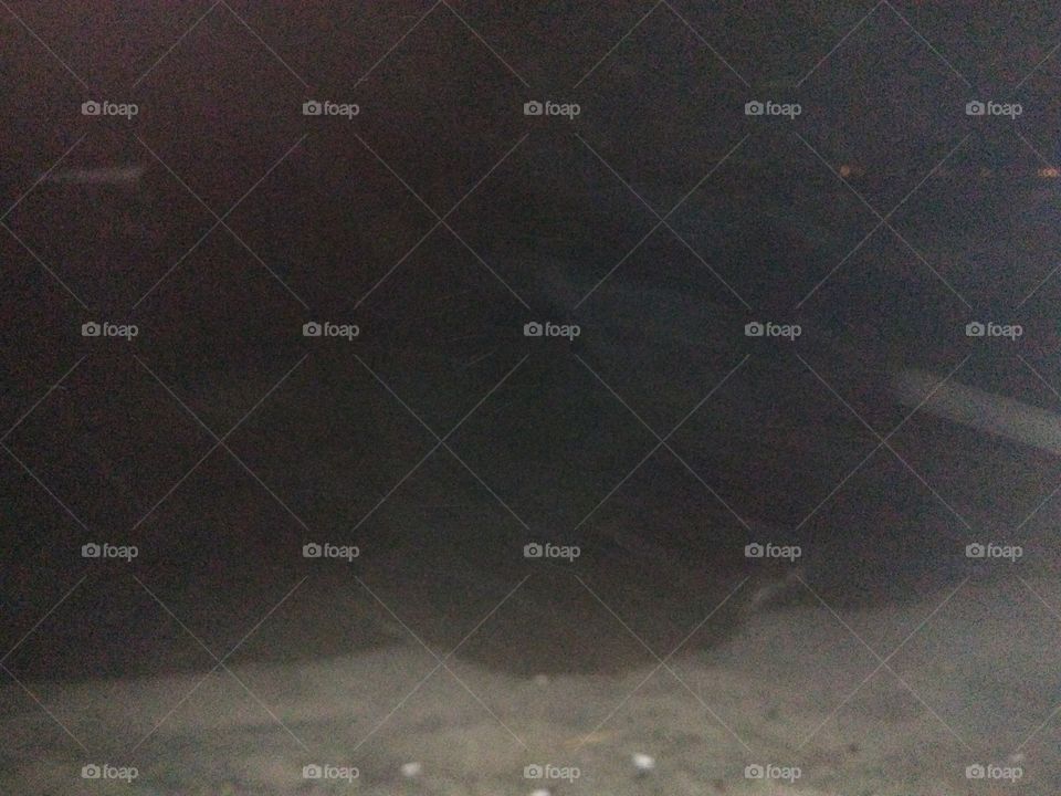 cold evening seaside with wind blowing the sands